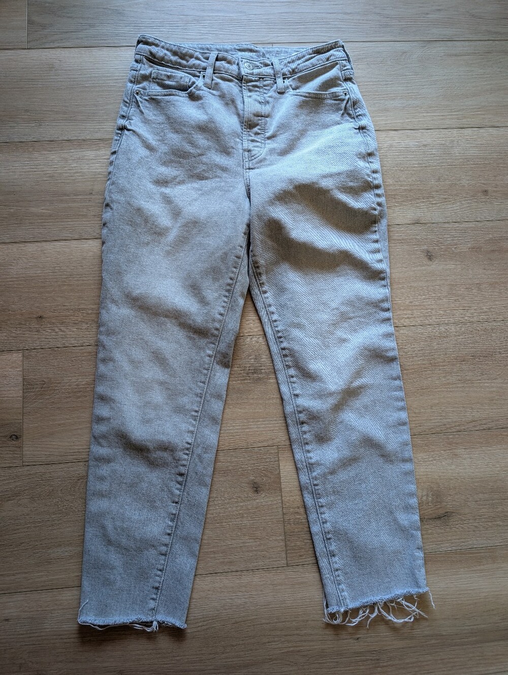 Old Navy High-Rise O.G  Straight Jeans - Gray